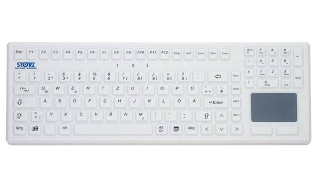 USB Silicon Keyboard with Touchpad, US