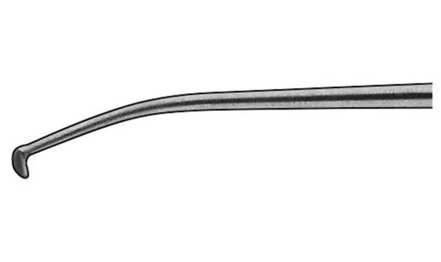 Ear Dissector, curved right, 16 cm
