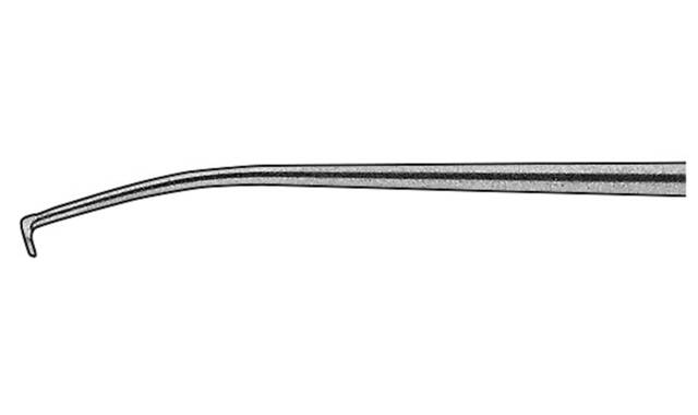 Ear Dissector, curved backwards, 16 cm